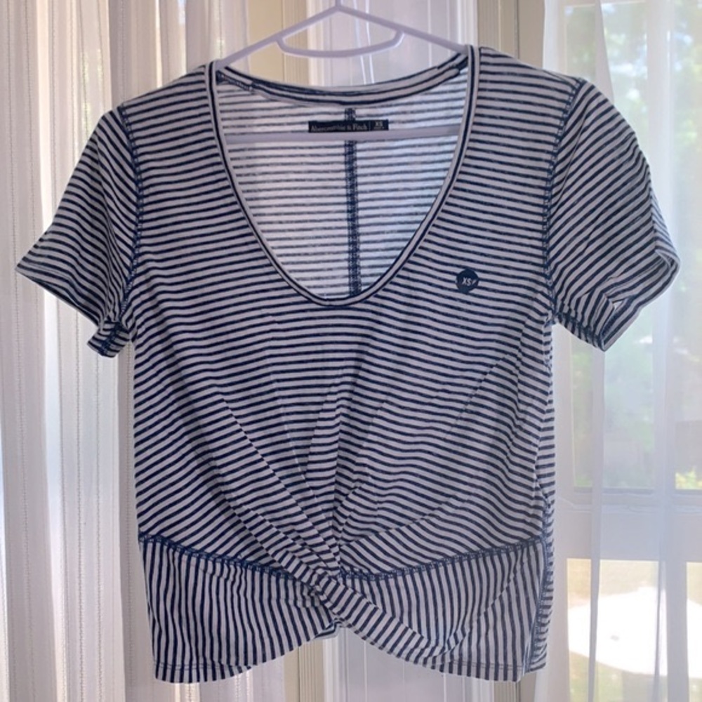 New Abercrombie & Fitch scoop neck ss tee shirt